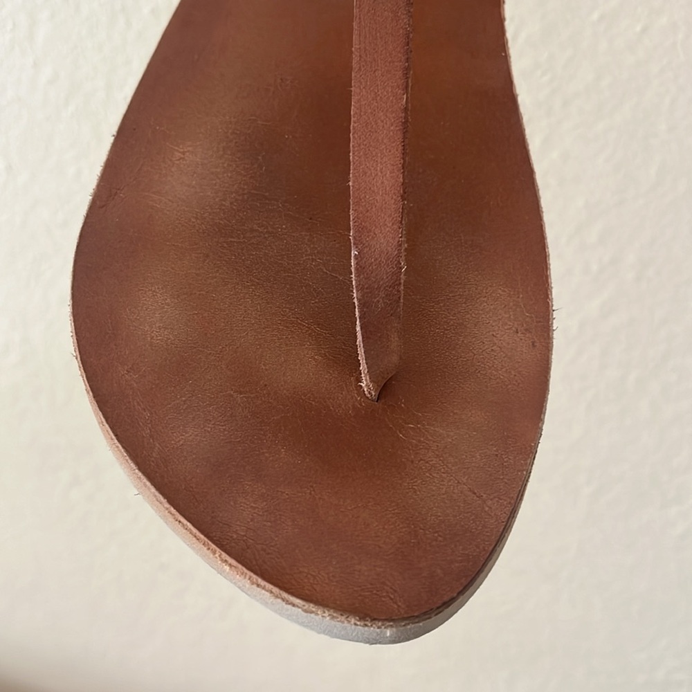 Brown Strappy Sandals - Picture 4 of 7